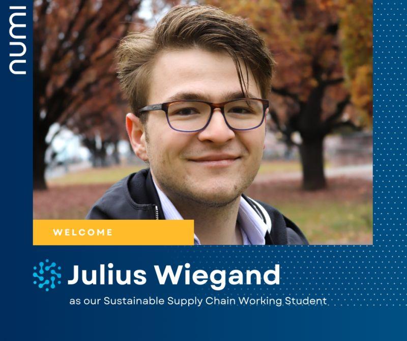Willkommen im Team, Julius Wiegand!