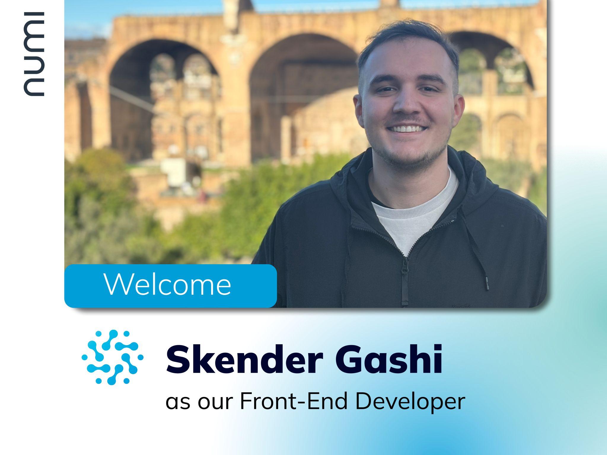 Willkommen im Team, Skender Gashi!