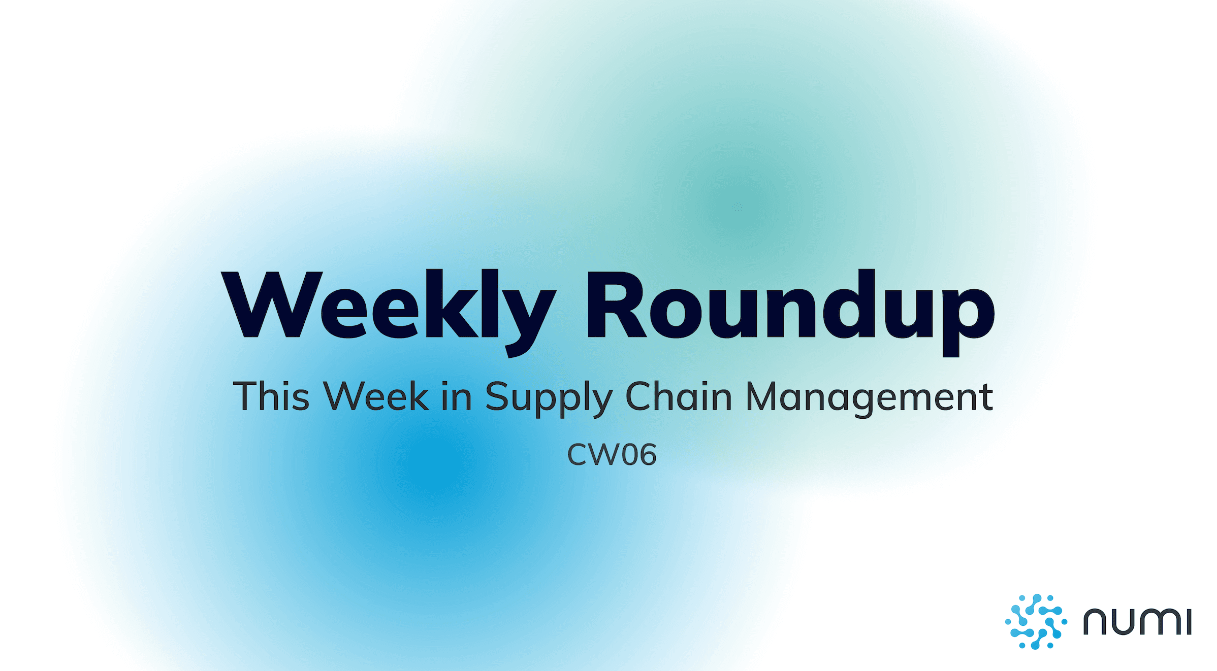 Weekly Roundup - Uber Freight´s New API, Google Cloud & SAP Partnership and Revolution of E-commerce