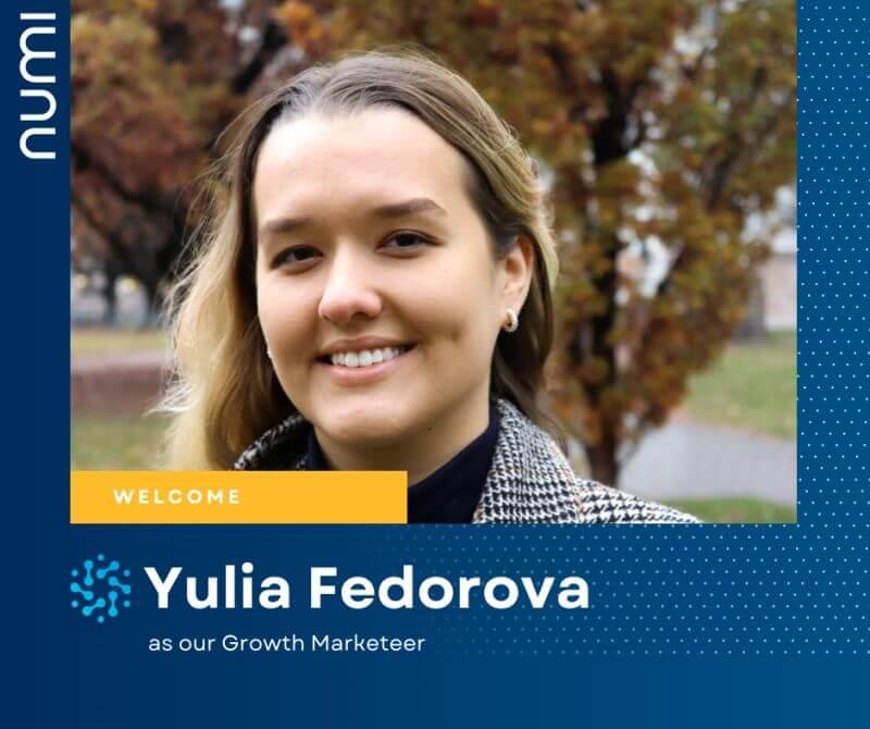 Willkommen im Team, Yulia Fedorova!
